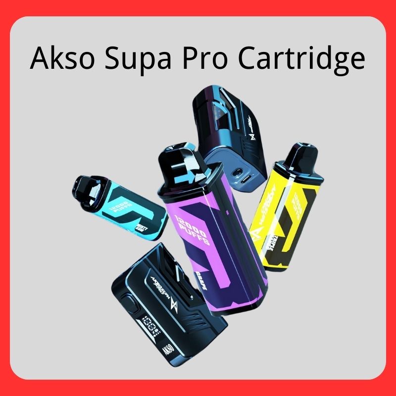 Akso Supa Pro 12000 Puff Cartridge - Vape Singapore SG Vape