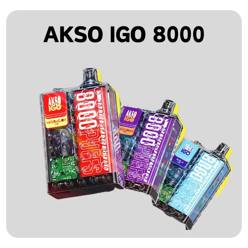 Akso IGO 8000 Puffs Disposable Vape - Vape Singapore SG Vape