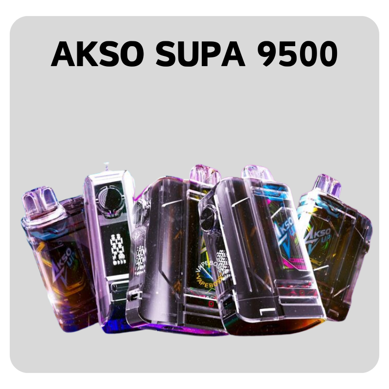 Akso Supa 9500 Puff Disposable Vape - Vape Singapore SG Vape