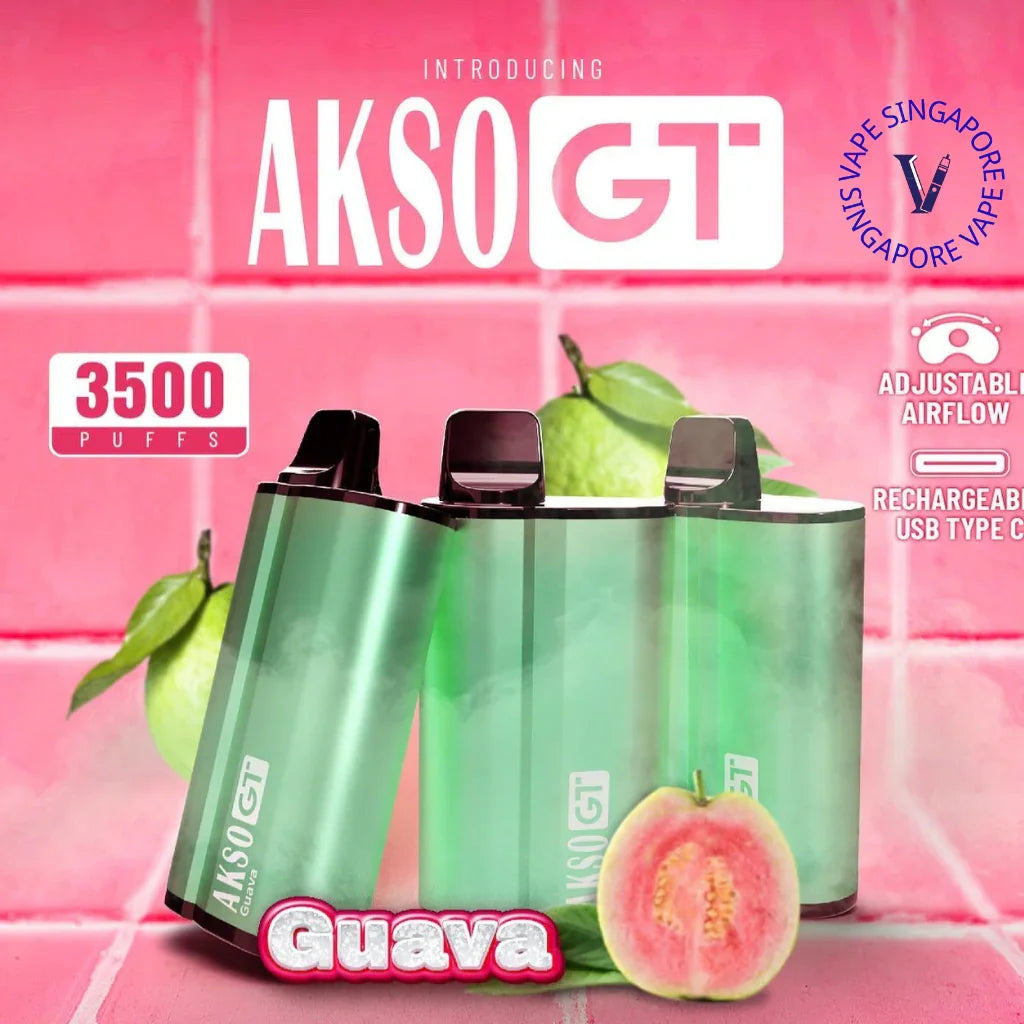 Akso Gt 3500 Puffs (Disposable Vape) - Vape Singapore SG Vape