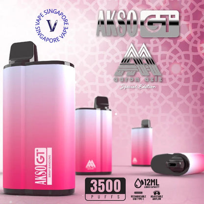Akso Gt 3500 Puffs (Disposable Vape) - Vape Singapore SG Vape