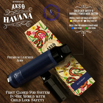 HCigar AKSO HAVANA Pre-fill Pod Kit 600mAh - Vape Singapore SG Vape