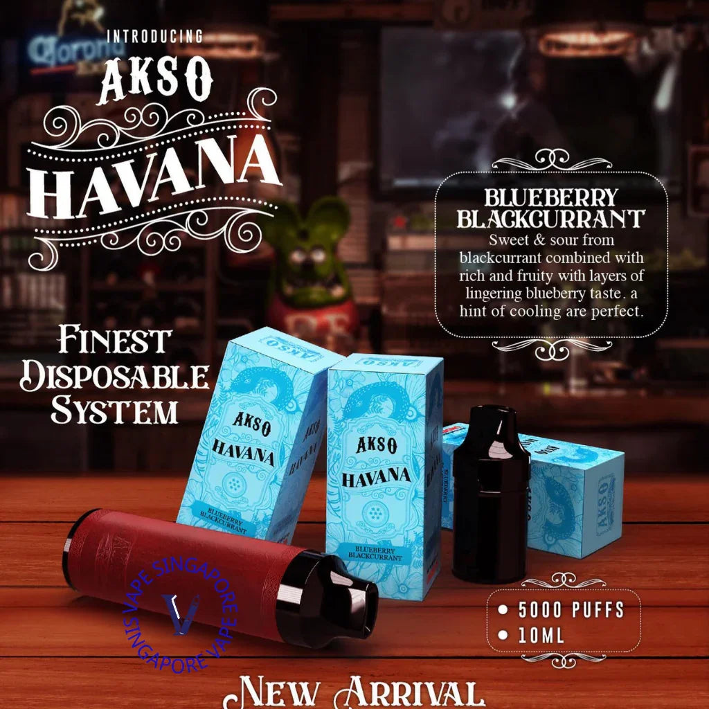 Akso Havana Refill Cartridge (5000 Puff) - Vape Singapore SG Vape