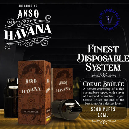 Akso Havana Refill Cartridge (5000 Puff) - Vape Singapore SG Vape