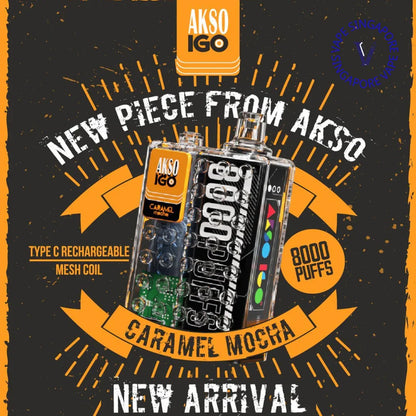 Akso IGO 8000 Puffs Disposable Vape - Vape Singapore SG Vape