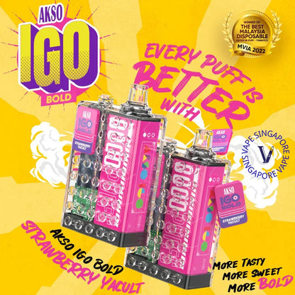 Akso IGO 8000 Puffs Disposable Vape - Vape Singapore SG Vape
