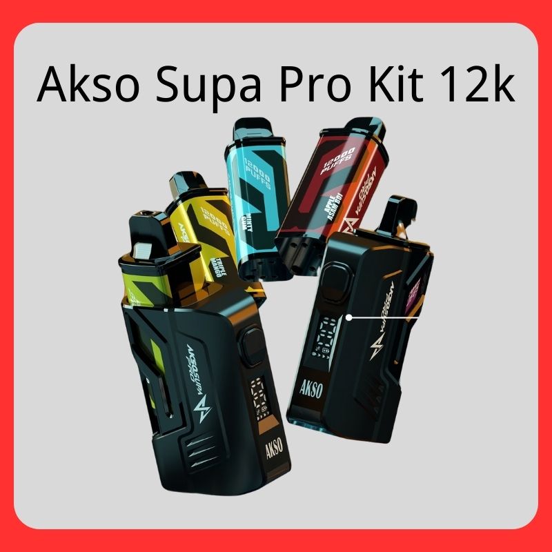 Akso Supa Pro Kit 12000 Puff - Vape Singapore SG Vape