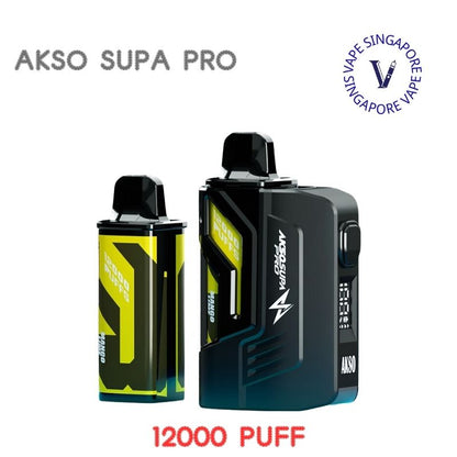 Akso Supa Pro Kit 12000 Puff - Vape Singapore SG Vape