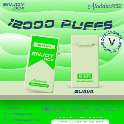 Aladdin Pro Enjoy Box 12,000 puff - Vape Singapore SG Vape