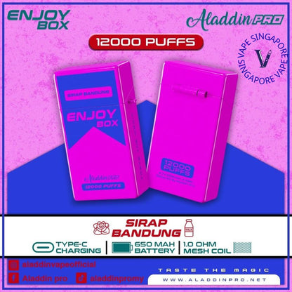 Aladdin Pro Enjoy Box 12,000 puff - Vape Singapore SG Vape