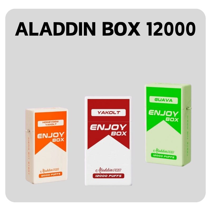 Aladdin Pro Enjoy Box 12,000 puff - Vape Singapore SG Vape