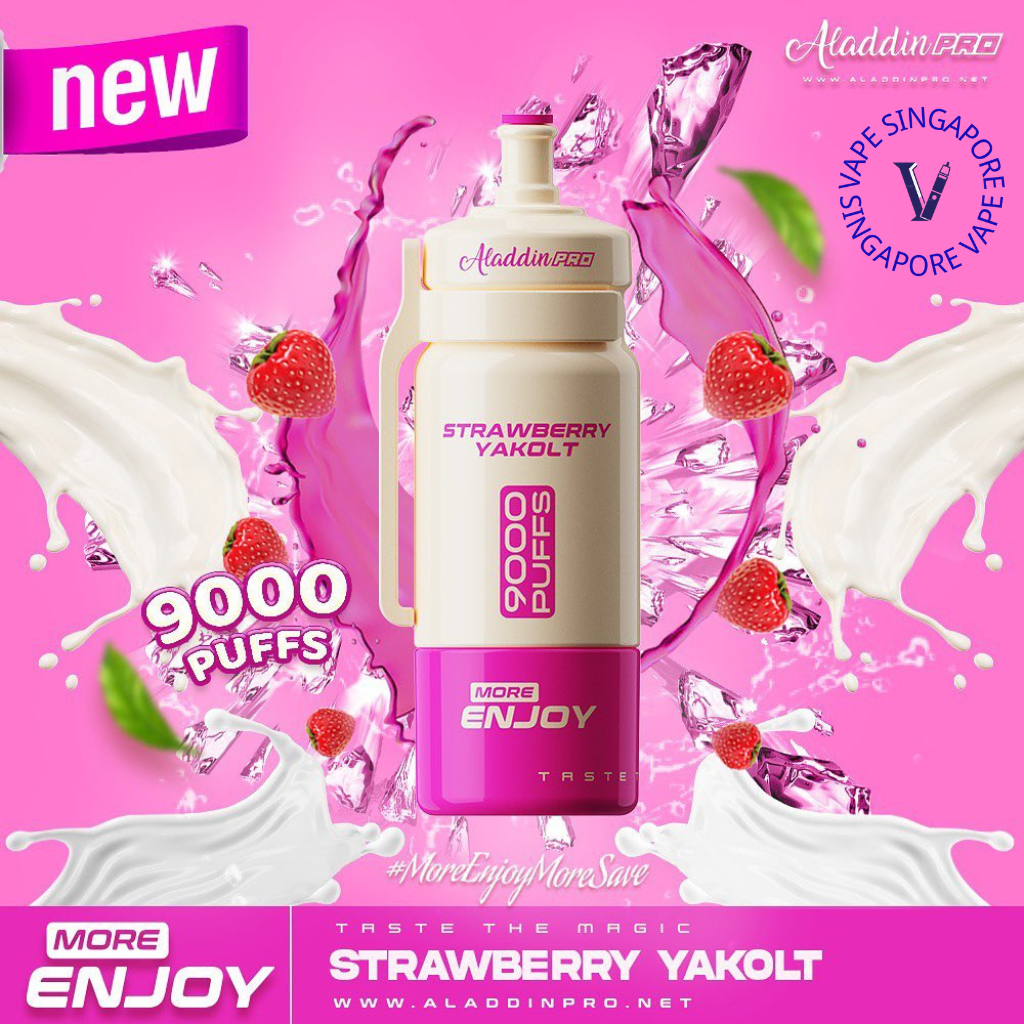 Aladdin Pro More Enjoy 9000 Puff Vape - Vape Singapore SG Vape