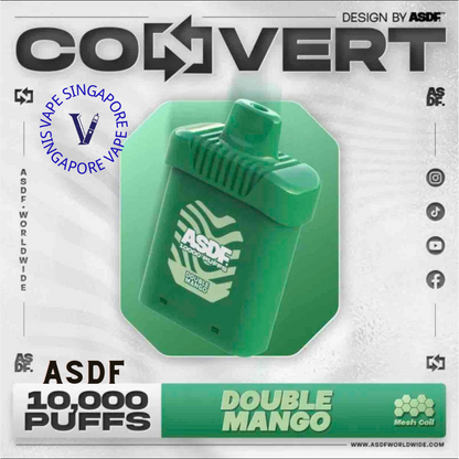 ASDF Convert 10,000 Puff (Prefilled Pod) - Vape Singapore SG Vape