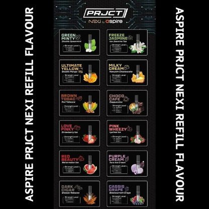 Aspire PRJCT Nexi Refill Flavour - Vape Singapore SG Vape