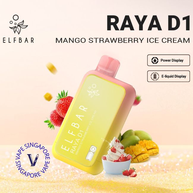 Elf bar Raya D1 13k Puff - Vape Singapore SG Vape