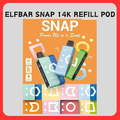 Elfbar Snap 14k Puff Refill Pod - Vape Singapore SG Vape