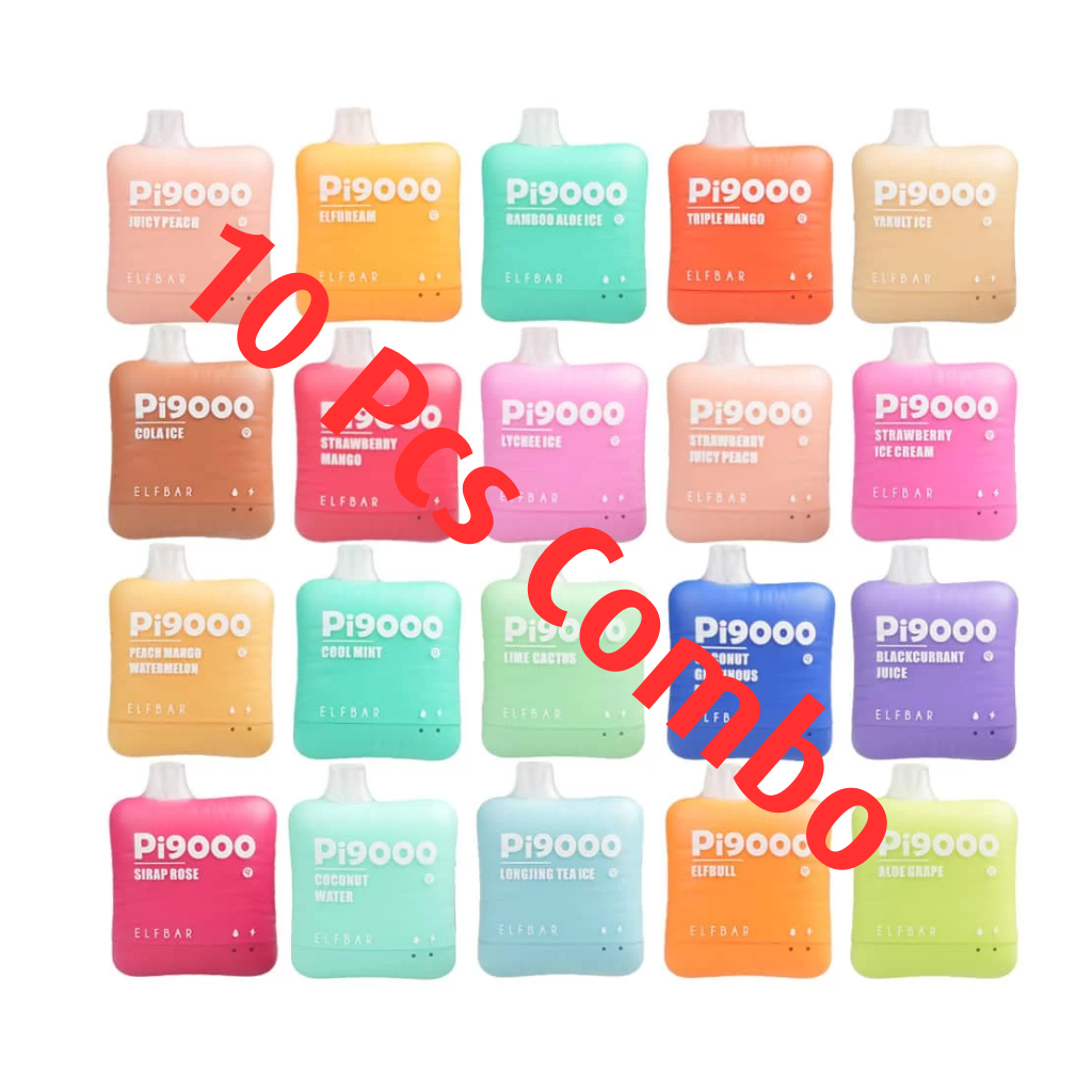 Elf Bar 9000 Puff 10 Pcs Combo - Vape Singapore SG Vape