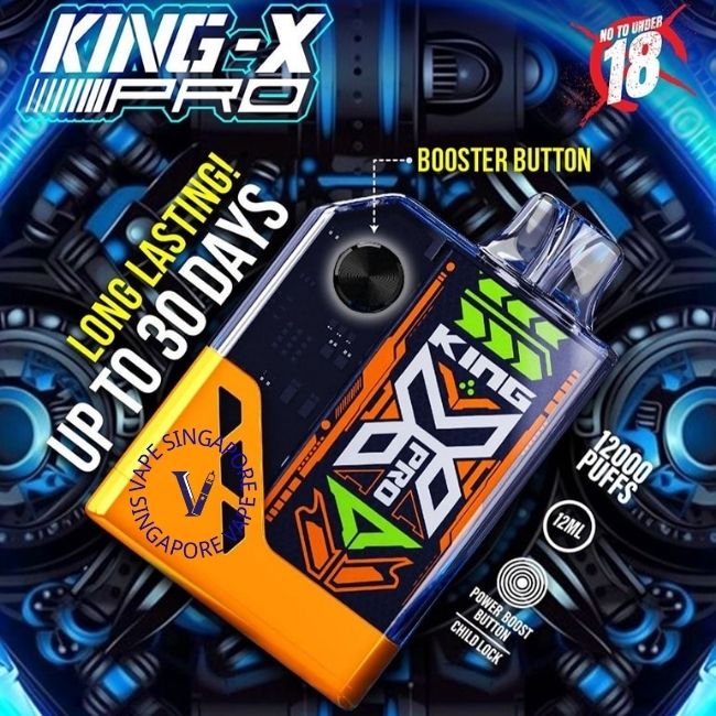 King X Pro 12000 Puff - Vape Singapore SG Vape