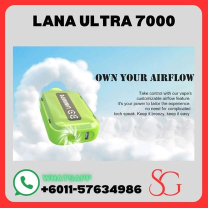 Lana Ultra 7000 Puff Vape - Vape Singapore SG Vape
