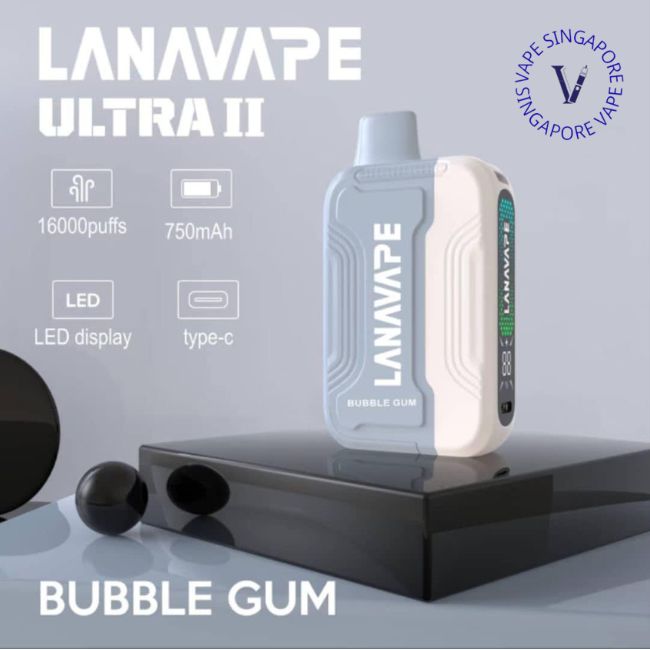 Lana Ultra II 16000 Puff (Starter Kit Set With Cartridge) - Vape Singapore SG Vape