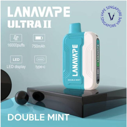 Lana Ultra II 16000 Puff (Starter Kit Set With Cartridge) - Vape Singapore SG Vape