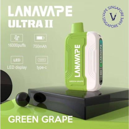 Lana Ultra II 16000 Puff (Starter Kit Set With Cartridge) - Vape Singapore SG Vape