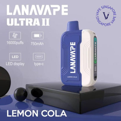 Lana Ultra II 16000 Puff (Starter Kit Set With Cartridge) - Vape Singapore SG Vape