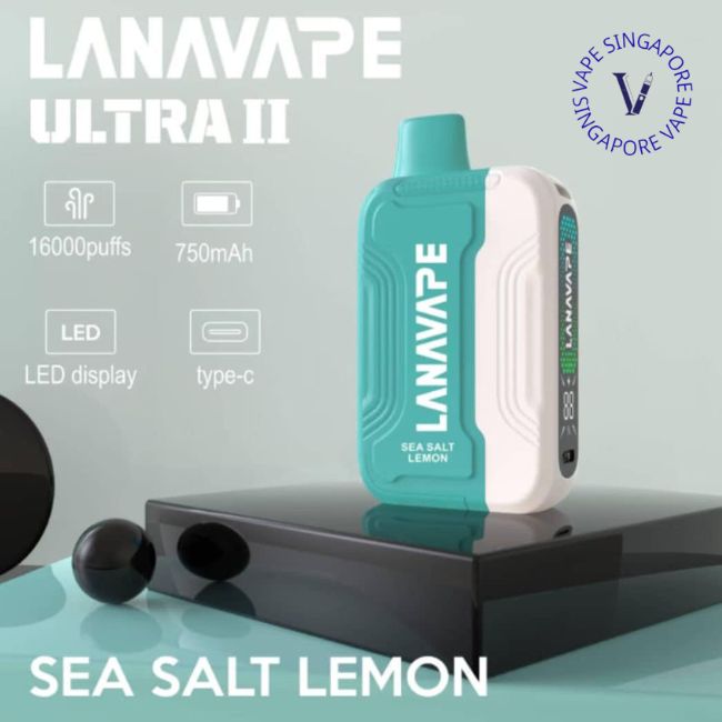 Lana Ultra II 16000 Puff (Starter Kit Set With Cartridge) - Vape Singapore SG Vape