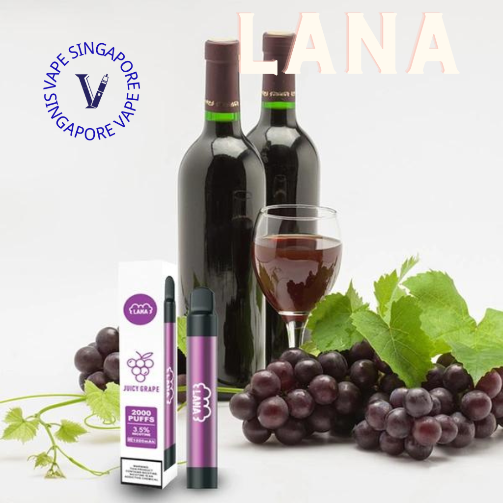Lana Pen 2000 puff Non disposable vape - Vape Singapore SG Vape