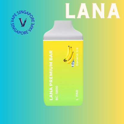 Lana Premium Bar 5800 puff disposable vape - Vape Singapore SG Vape