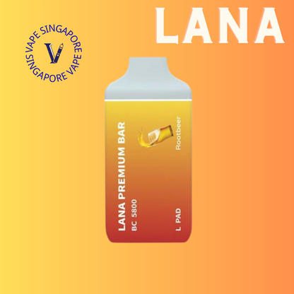 Lana Premium Bar 5800 puff disposable vape - Vape Singapore SG Vape