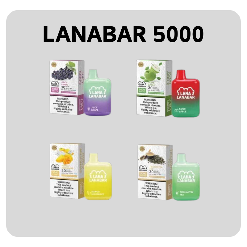 Lana bar 5000 puff disposable vape - Vape Singapore SG Vape