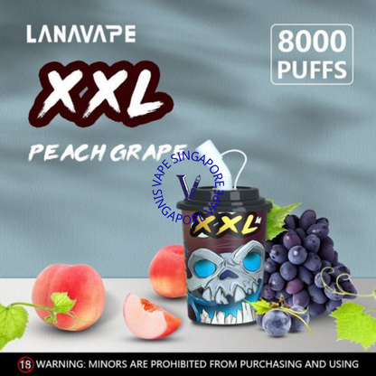Lana Bar XXL 8000 puff disposable vape - Vape Singapore SG Vape