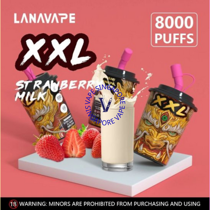 Lana Bar XXL 8000 puff disposable vape - Vape Singapore SG Vape