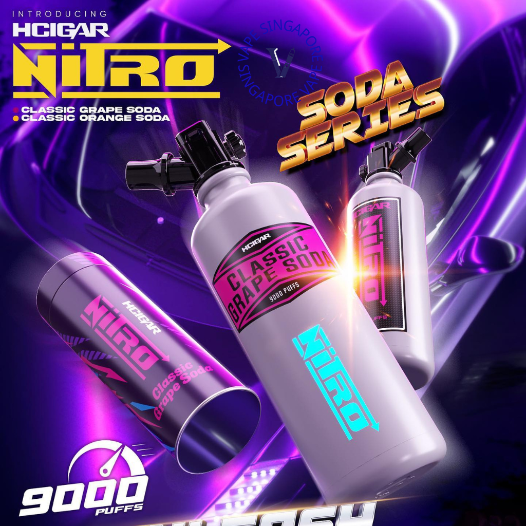 Hcigar Nitro 9000 Puff Disposable Vape - Vape Singapore SG Vape