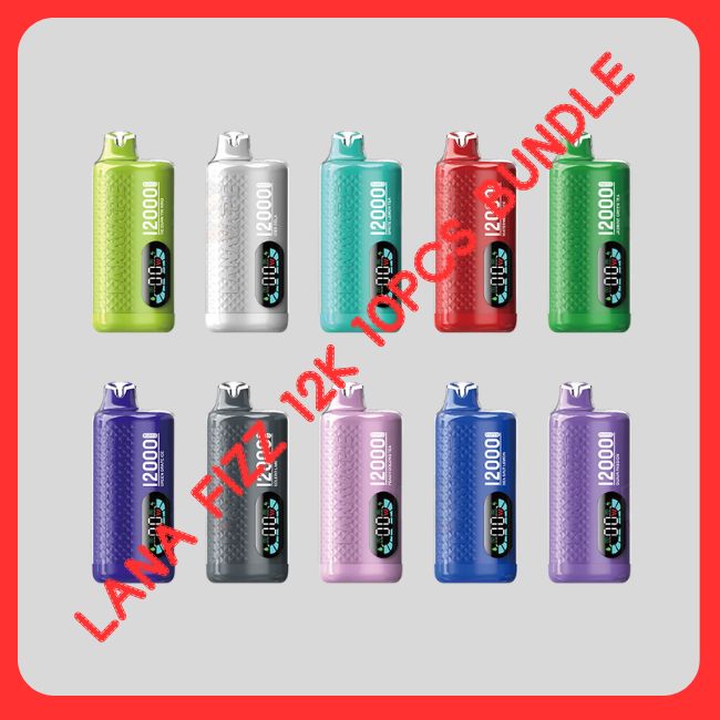Lana Fizz 12k Puffs 10pcs Bundle Free Delivery - Vape Singapore SG Vape