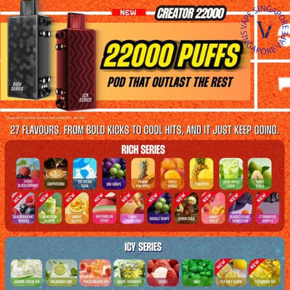 Relx Creator 22000 Puffs - Vape Singapore SG Vape