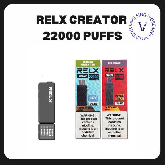 Relx Creator 22000 Puffs - Vape Singapore SG Vape