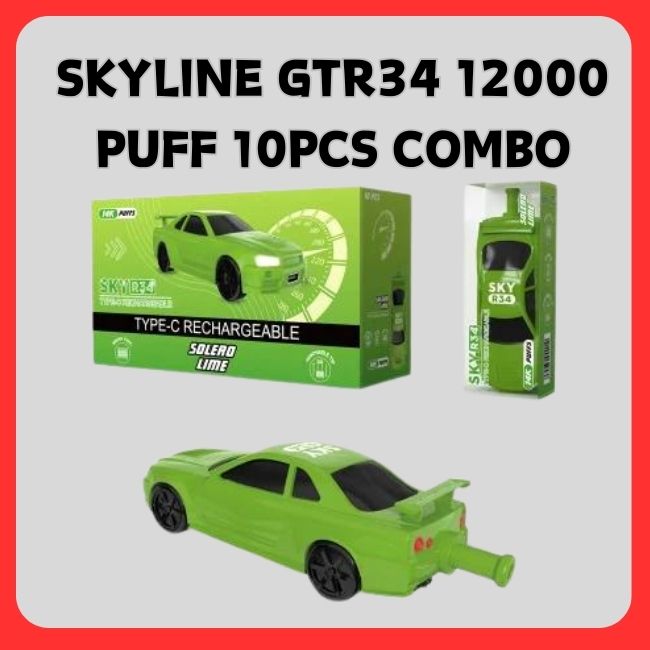 Skyline GTR34 14000 10 Pcs Combo - Vape Singapore SG Vape