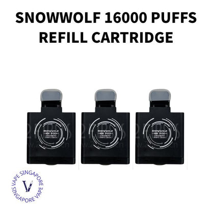 Snowwolf 16000 Puff Refill Cartridge - Vape Singapore SG Vape
