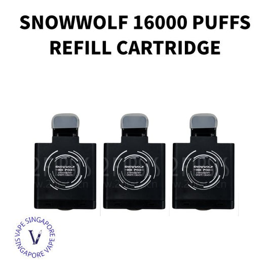 Snowwolf 16000 Puff Refill Cartridge - Vape Singapore SG Vape
