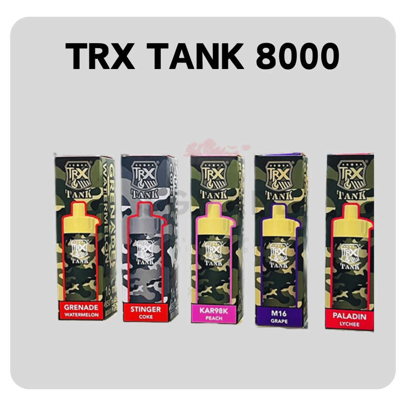 TRX Tank 8000 puff disposable vape - Vape Singapore SG Vape