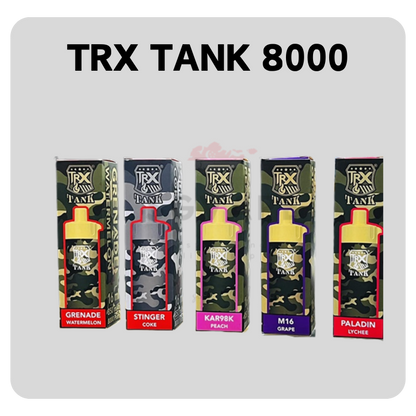TRX Tank 8000 puff disposable vape - Vape Singapore SG Vape