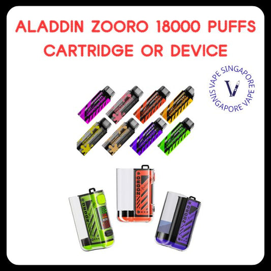 Aladdin Zooro 18000 Puffs - Vape Singapore SG Vape