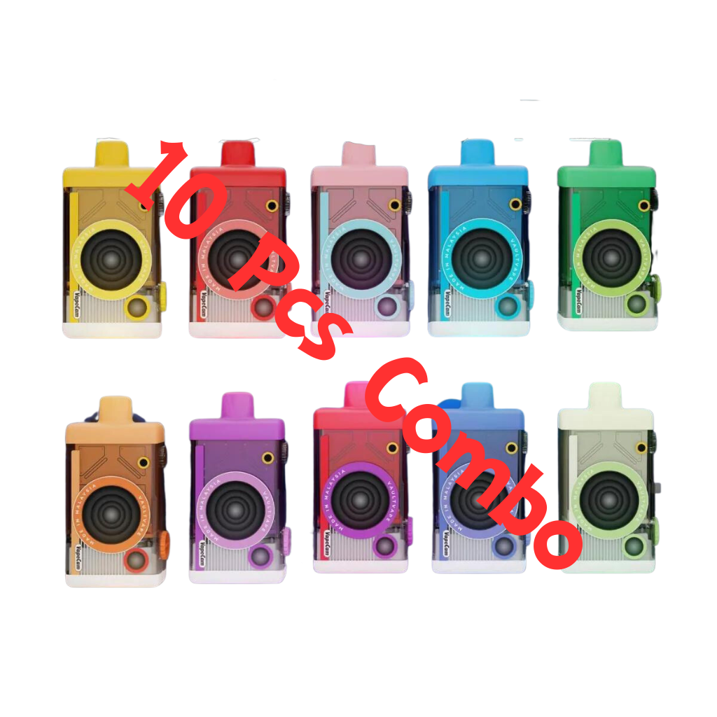 Vape Cam 12,000 Puff 10 Pcs Combo - Vape Singapore SG Vape