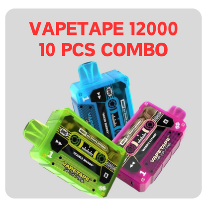 Vape Tape 12,000 Puff 10 Pcs Combo - Vape Singapore SG Vape