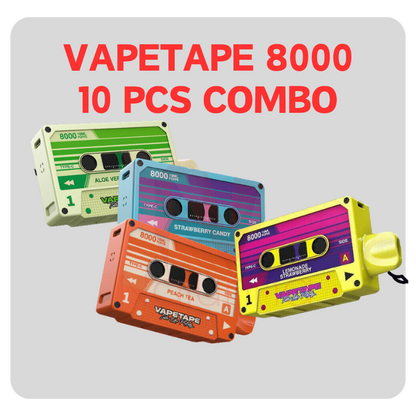Vape Tape 8000 Puff 10 Pcs Combo - Vape Singapore SG Vape