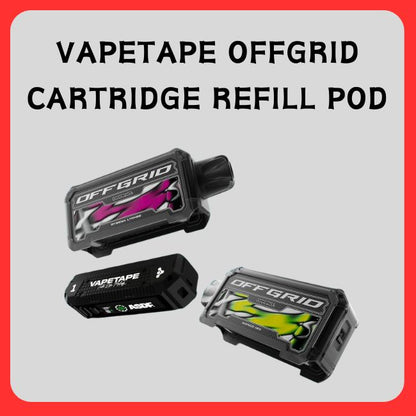 Vapetape Unplug / Offgrid Cartridge refill 12k puff - Vape Singapore SG Vape
