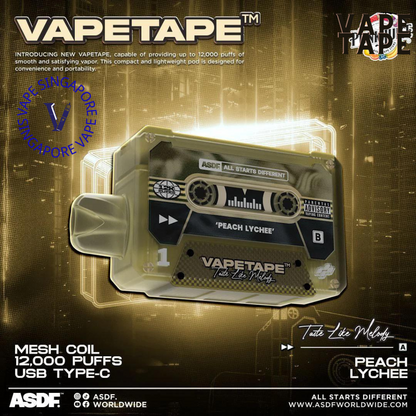 Vape Tape 12,000 puff disposable vape - Vape Singapore SG Vape