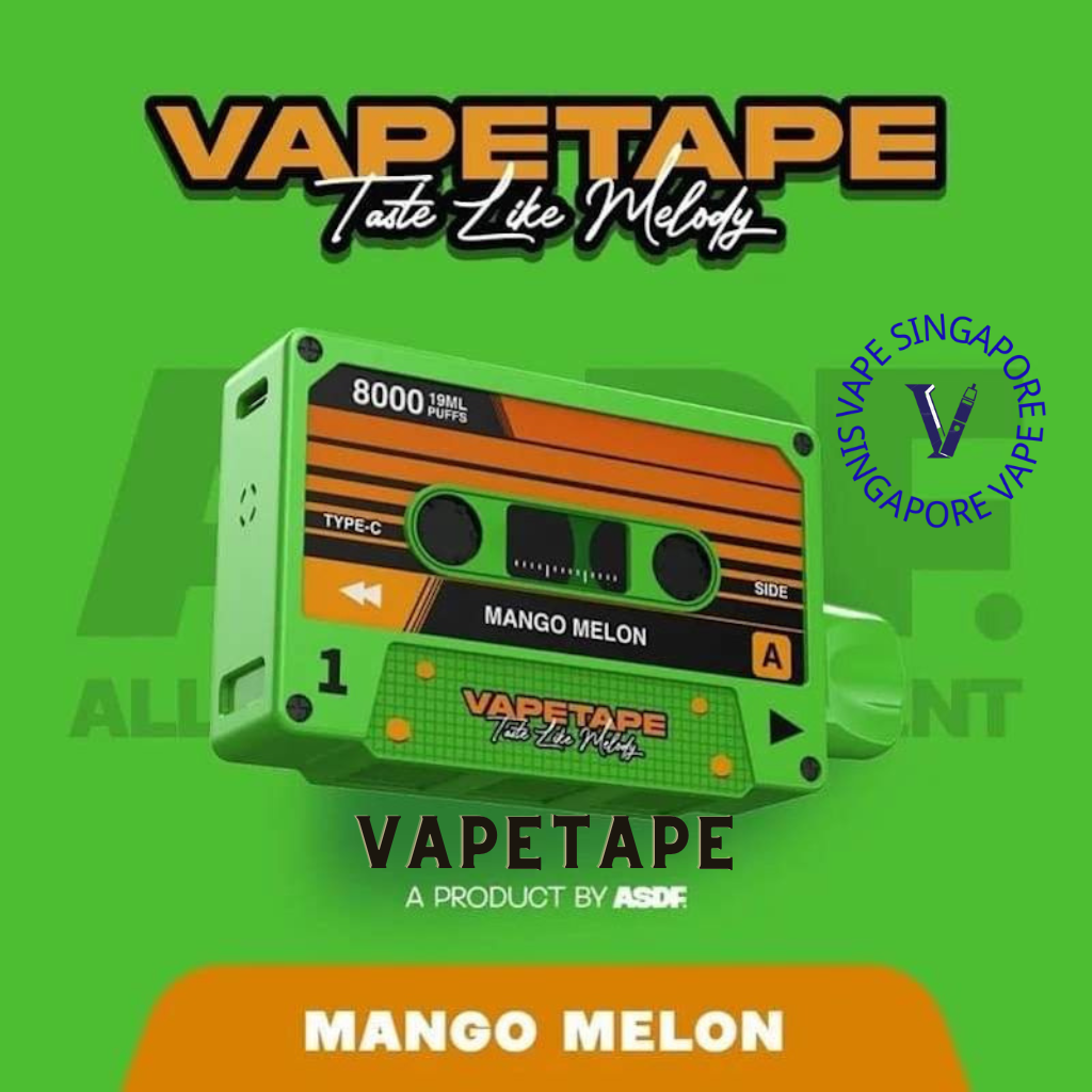 Vape Tape 8000 puff disposable vape - Vape Singapore SG Vape